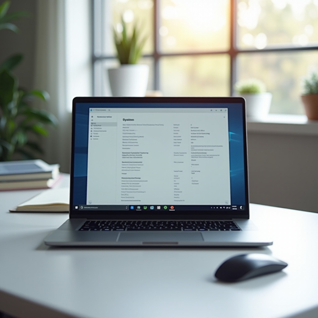 cómo verificar las especificaciones del Chromebook