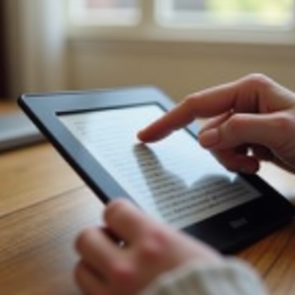touch screen kindle not working