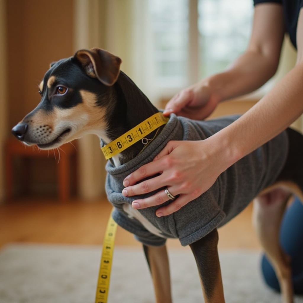 wie man einen Hund für Kleidung misst