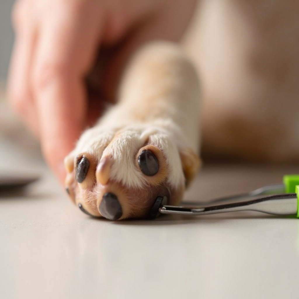 a quale angolo tagliare le unghie del cane