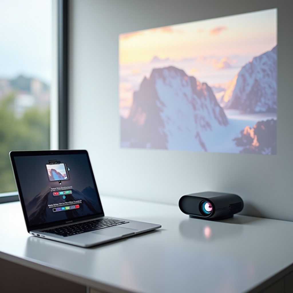 yhdistä macbook nebula-projektoriin ilman hdmi:tä