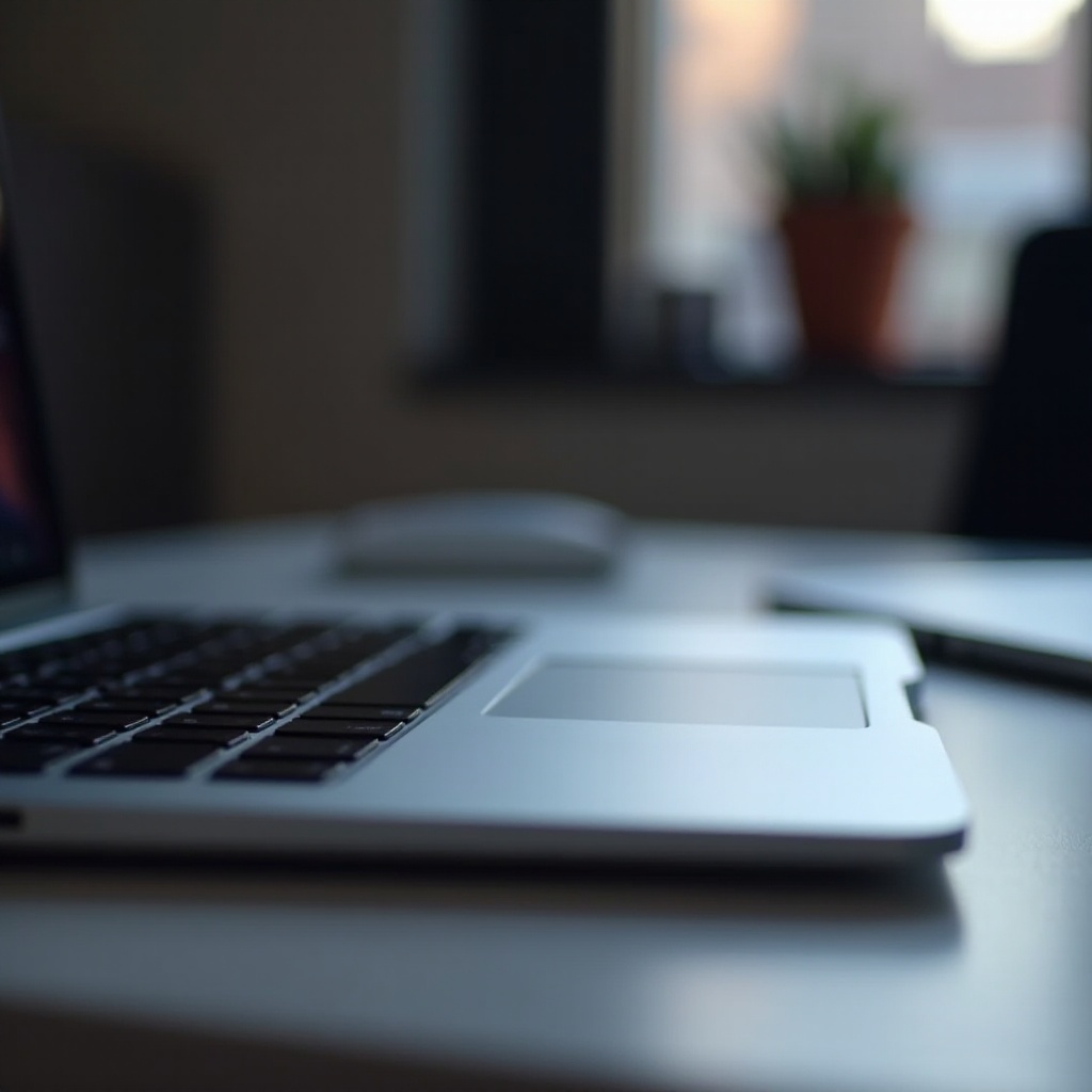 barra táctil del macbook parpadeando