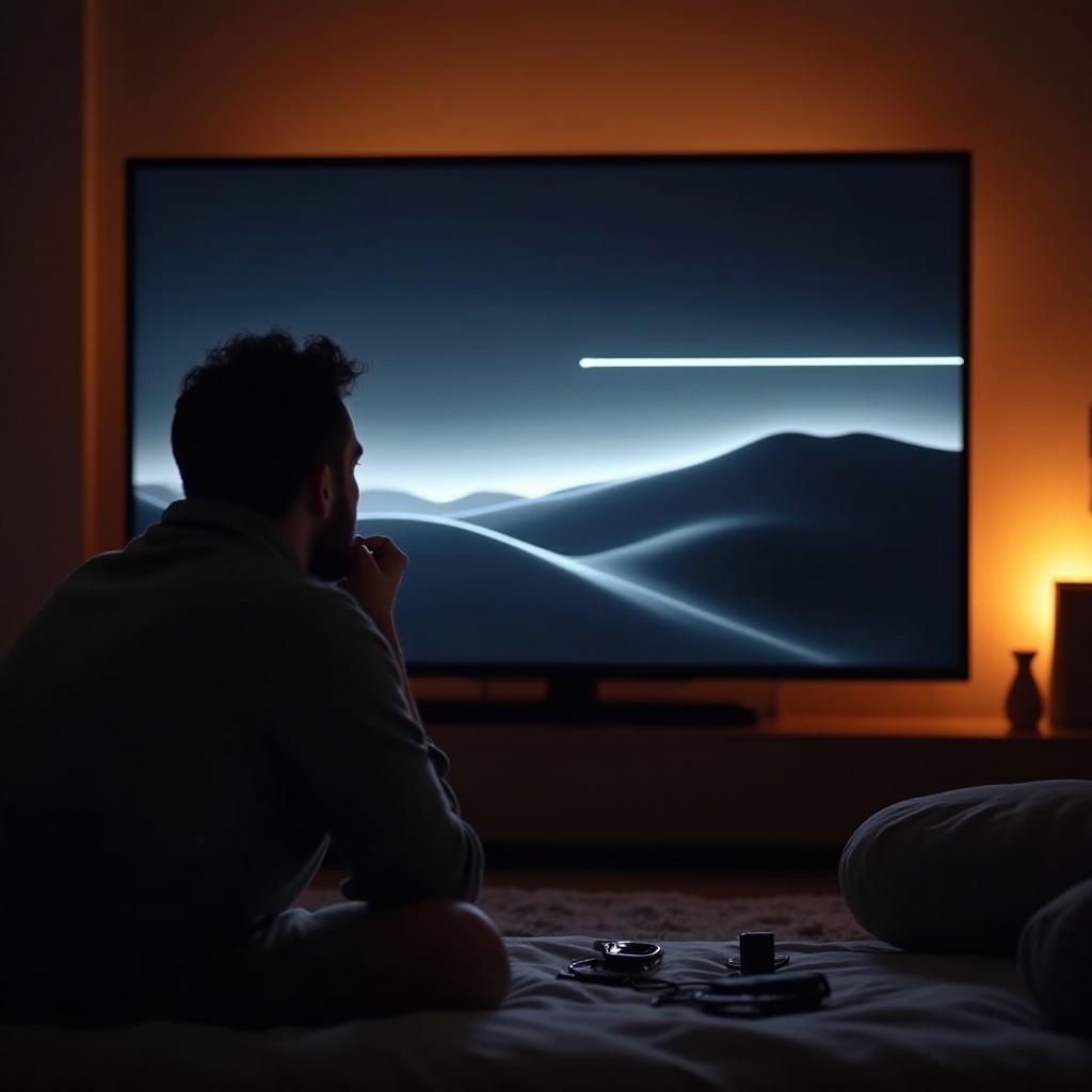 linee nere sulla TV Samsung