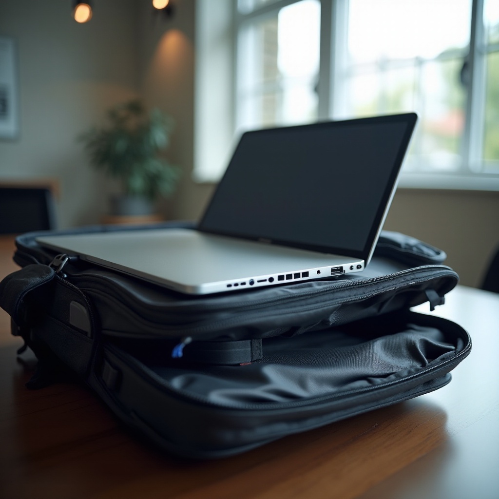 verstoort een laptoptas het koelsysteem
