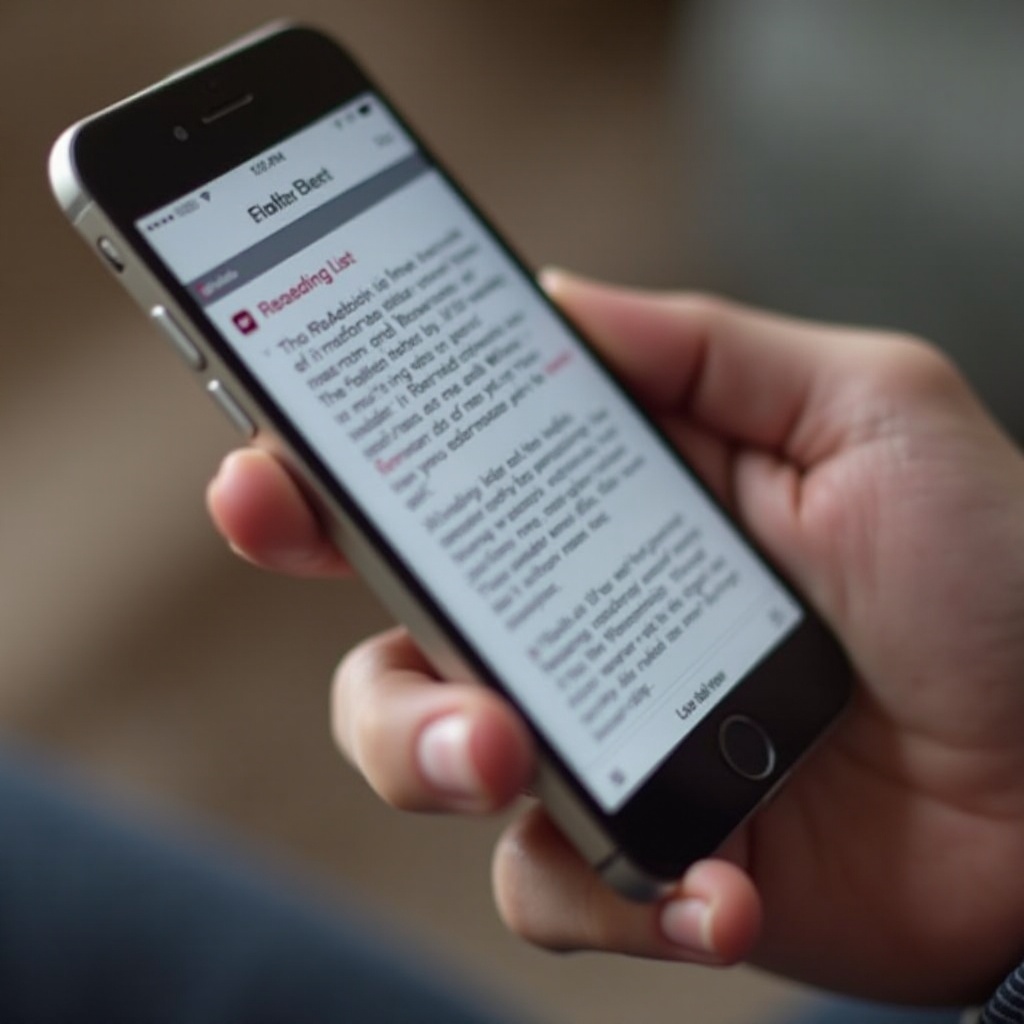 where is my reading list on my iphone