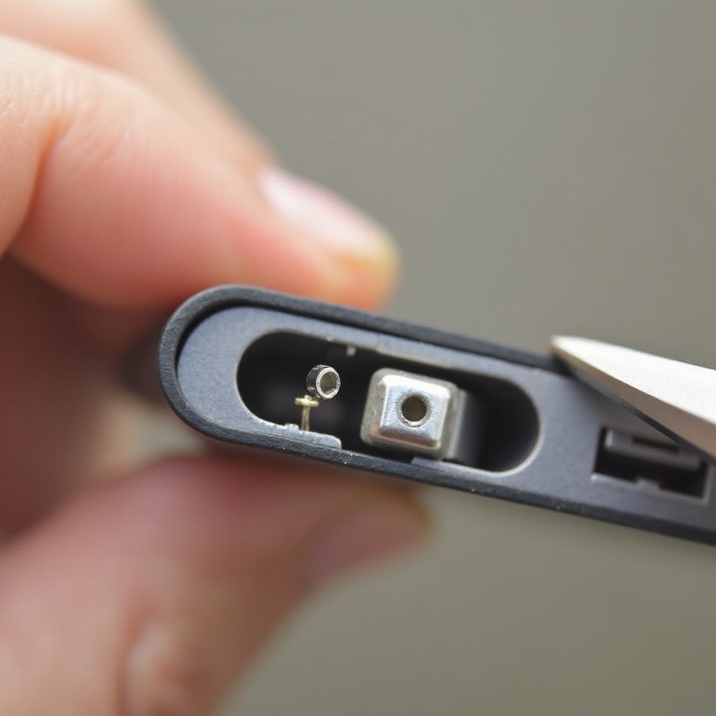 hoe een gebroken hoofdtelefoonstekker uit de audio-aansluiting te verwijderen