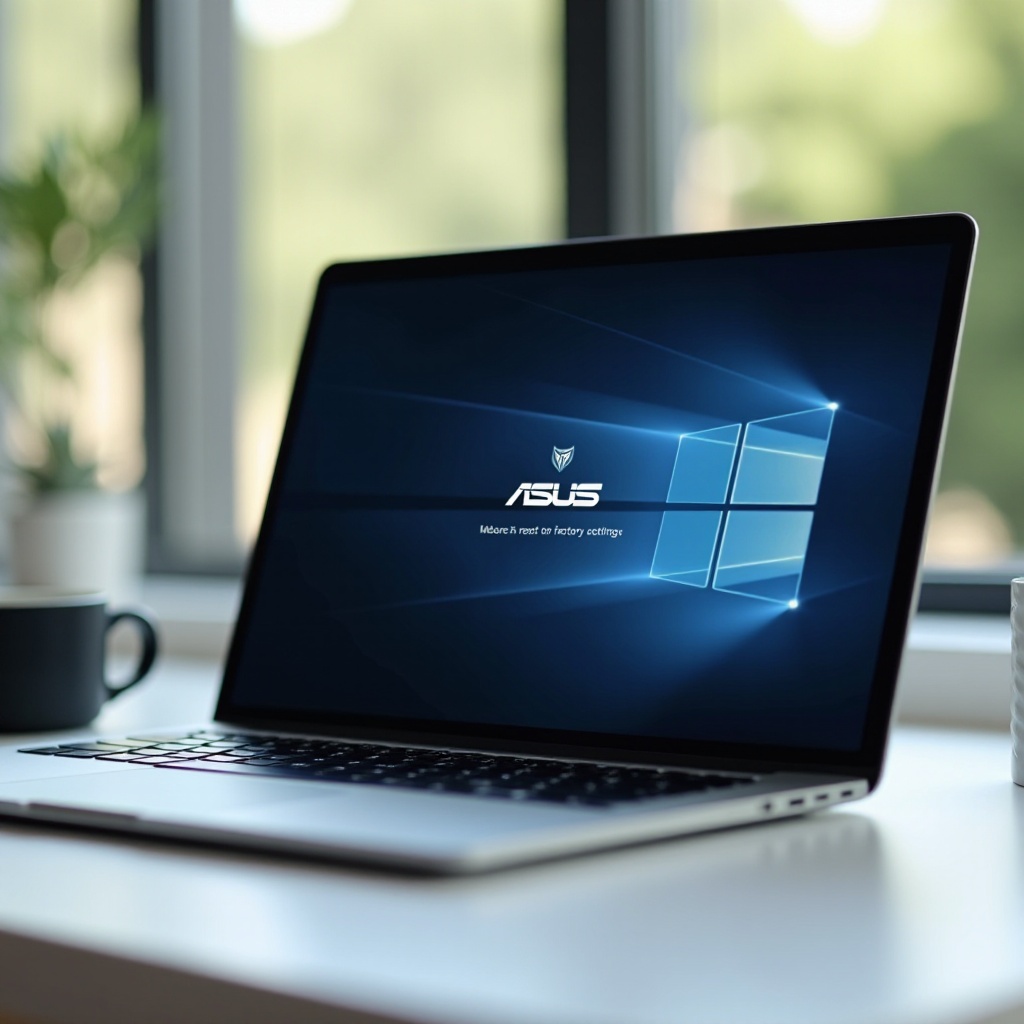 como faço para redefinir um laptop Asus para as configurações de fábrica