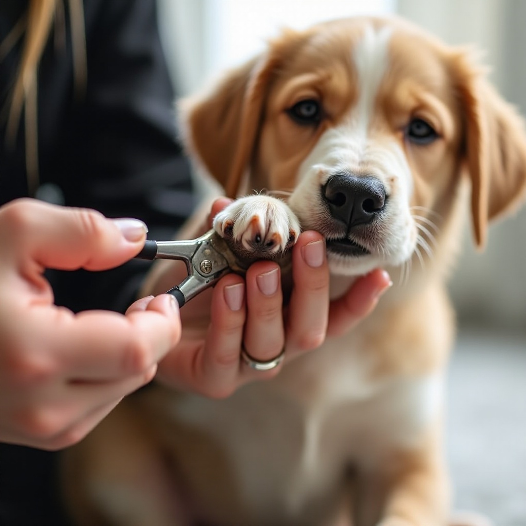 a qué ángulo cortar las uñas del perro