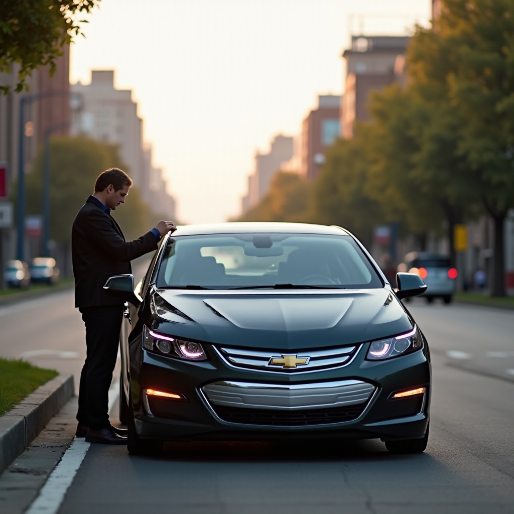 o que acontece quando a bateria do Chevy Volt morre