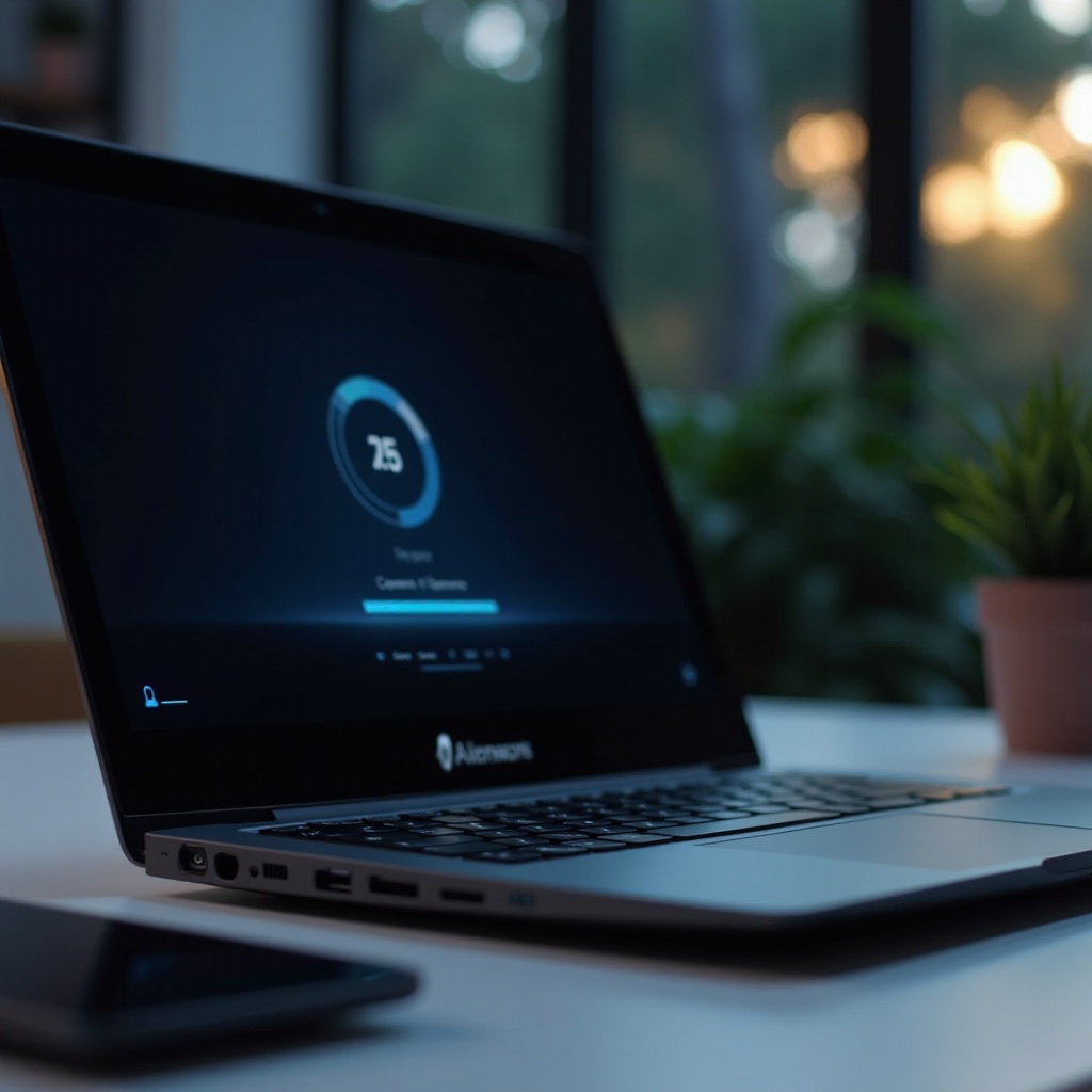das Benutzerinterface des Alienware-Laptops mit Windows 11 ist sehr langsam