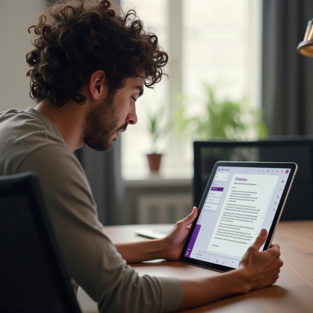 pourquoi le clavier ne s'affiche-t-il pas sur le carnet de notes onenote