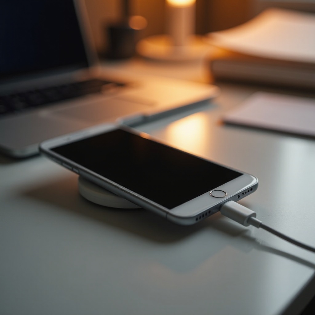 iphone is charging but not turning on