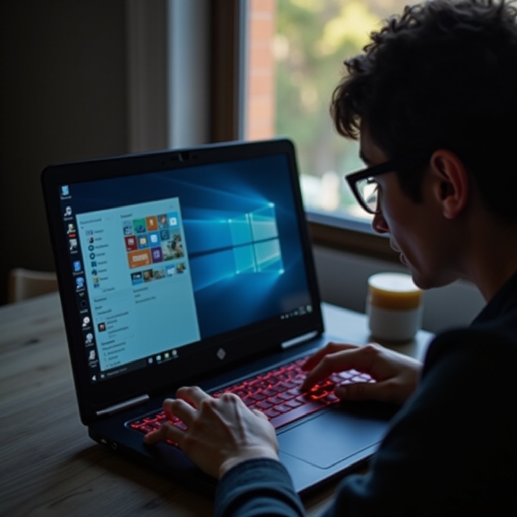 de gebruikersinterface van de Alienware-laptop met Windows 11 is erg traag