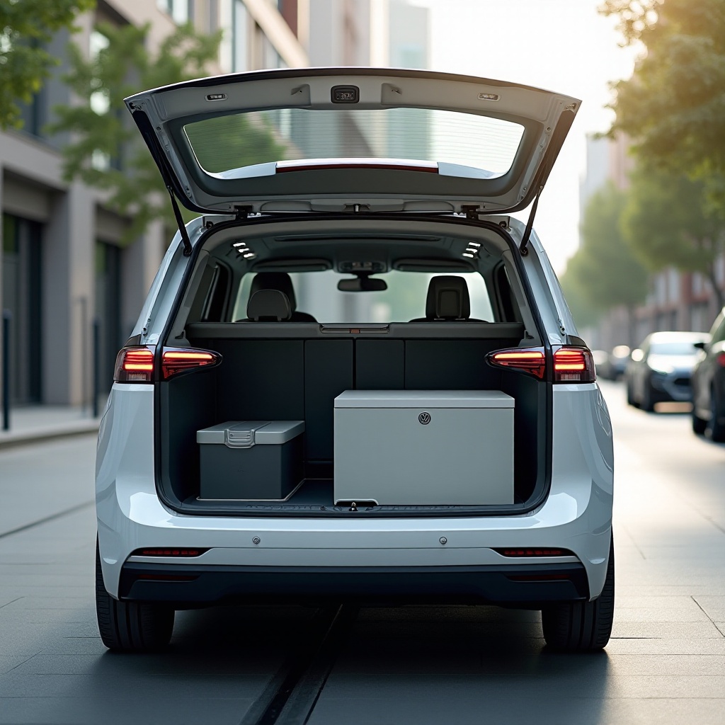 espaço de carga do Volkswagen ID Buzz
