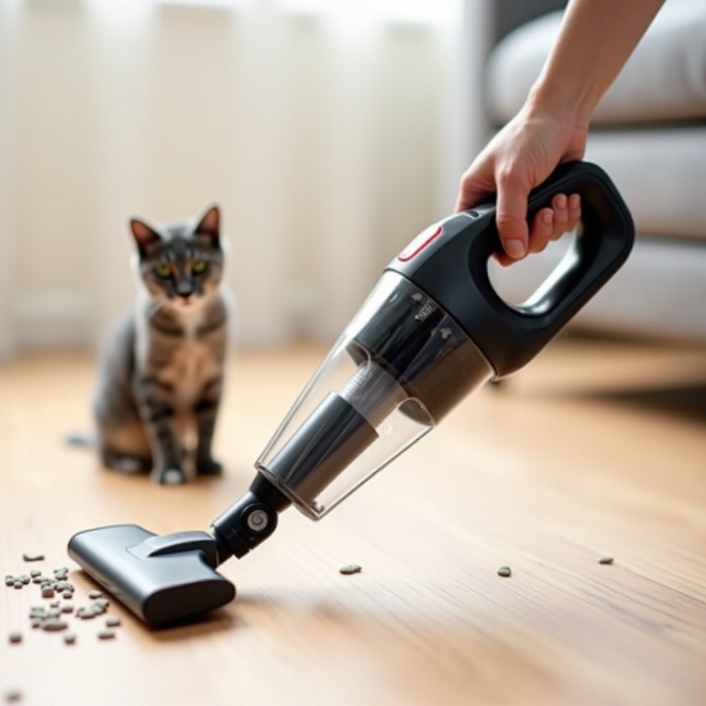 meilleur aspirateur à main pour litière pour chat