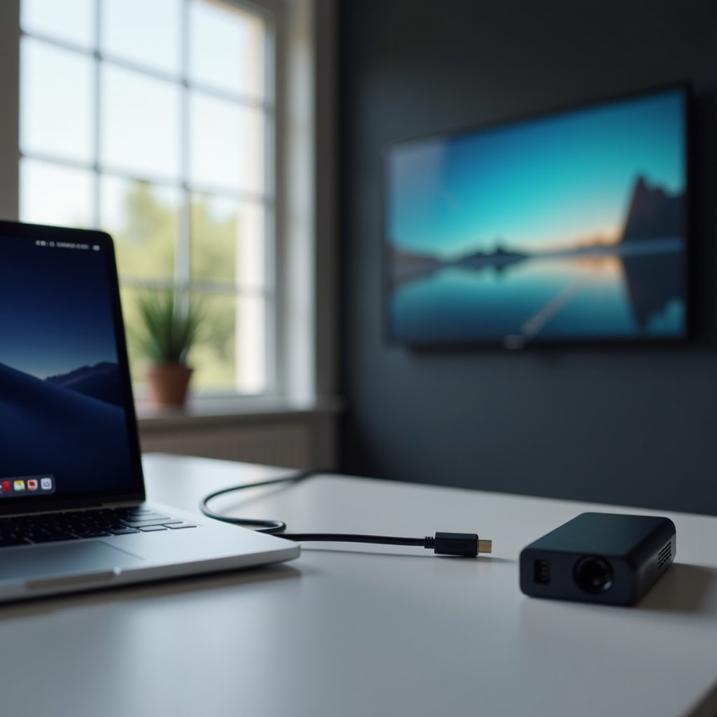 MacBook mit Nebula-Projektor ohne HDMI verbinden