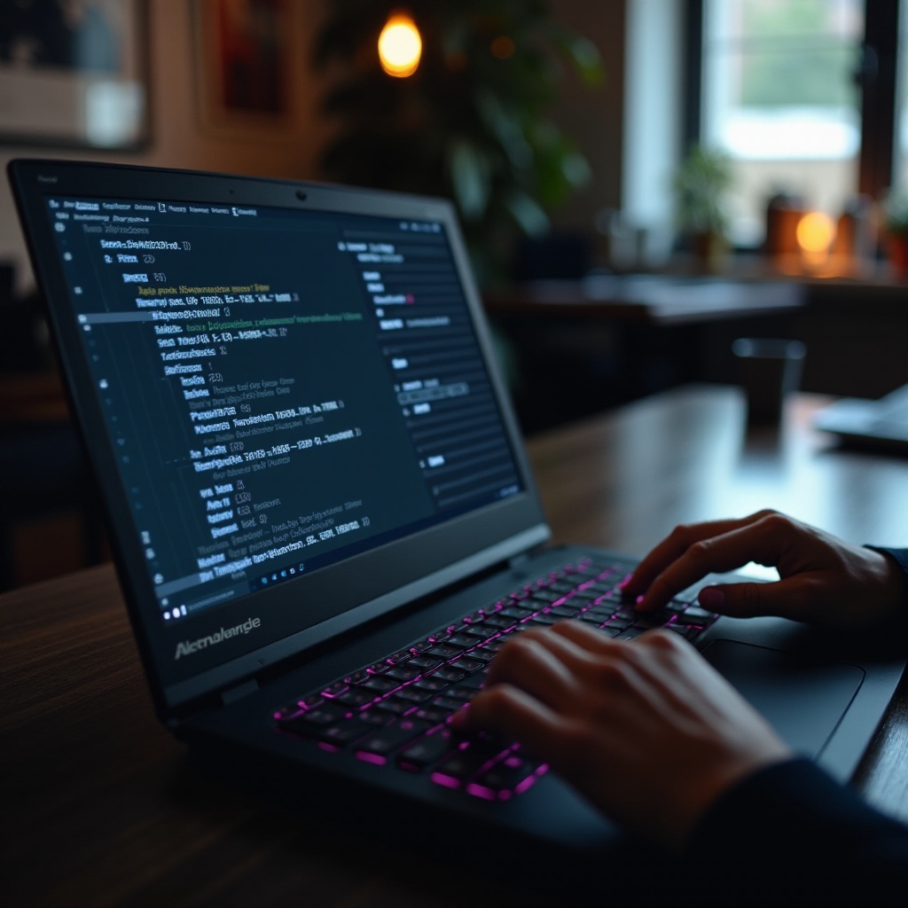 das Benutzerinterface des Alienware-Laptops mit Windows 11 ist sehr langsam