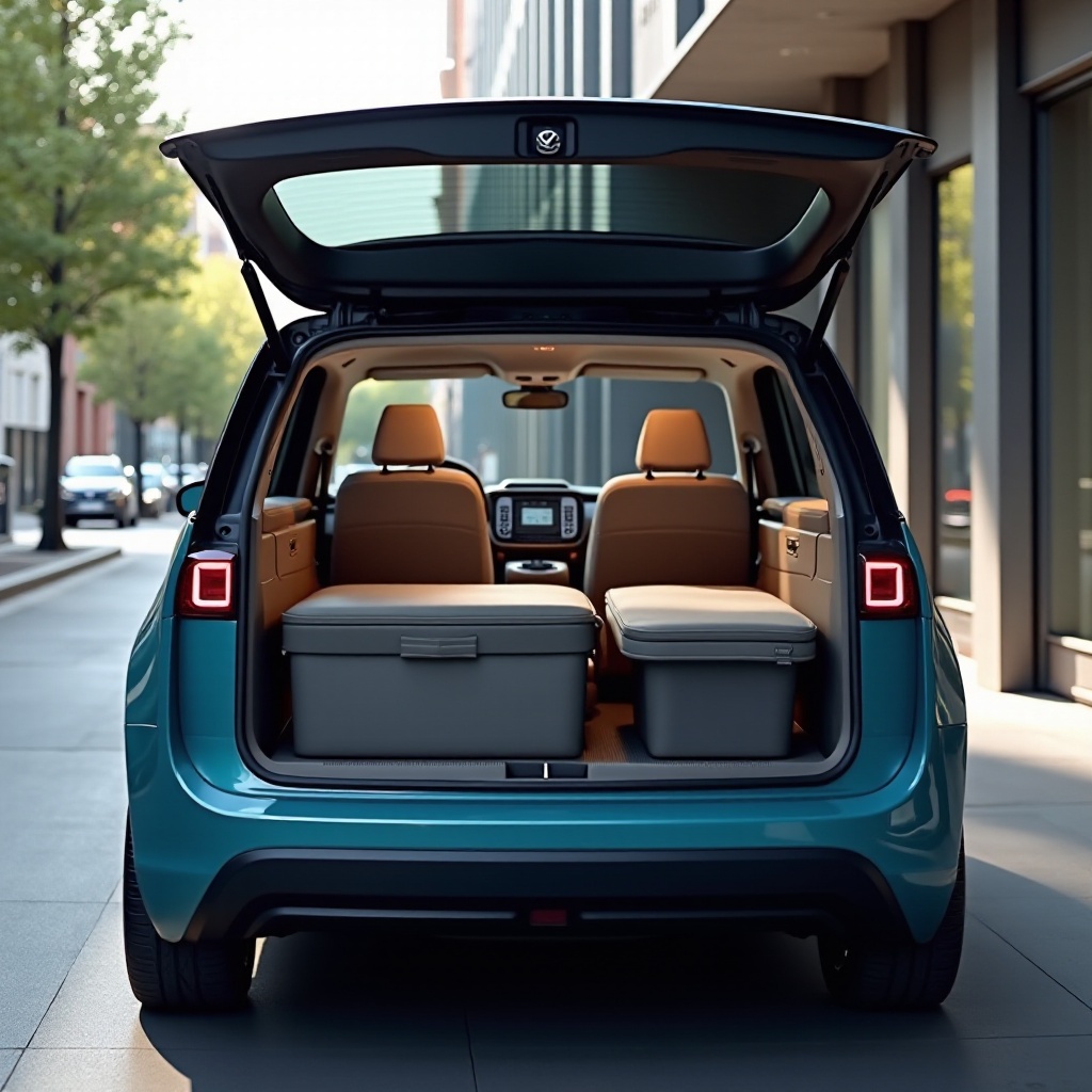 spazio di carico del Volkswagen ID Buzz