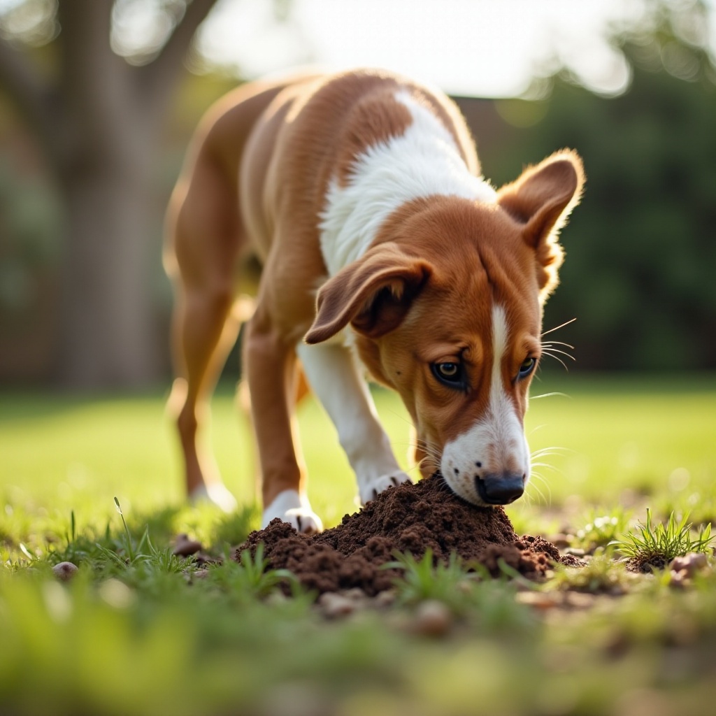 why do dogs cover their poop