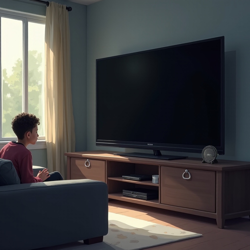 Todesstromzyklus des Vizio-Fernsehers