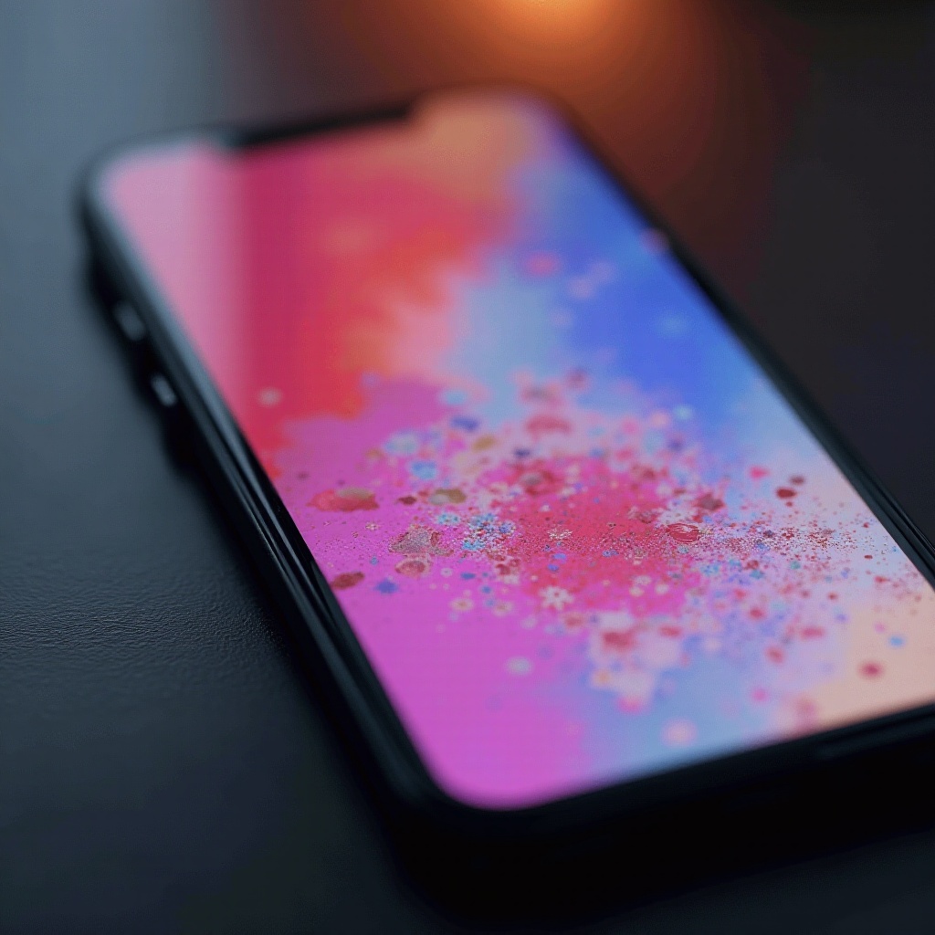 écran décoloré iphone