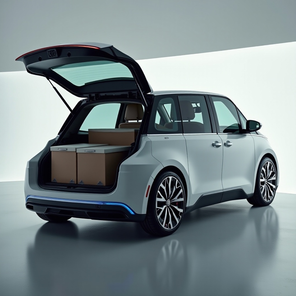 spazio di carico del Volkswagen ID Buzz
