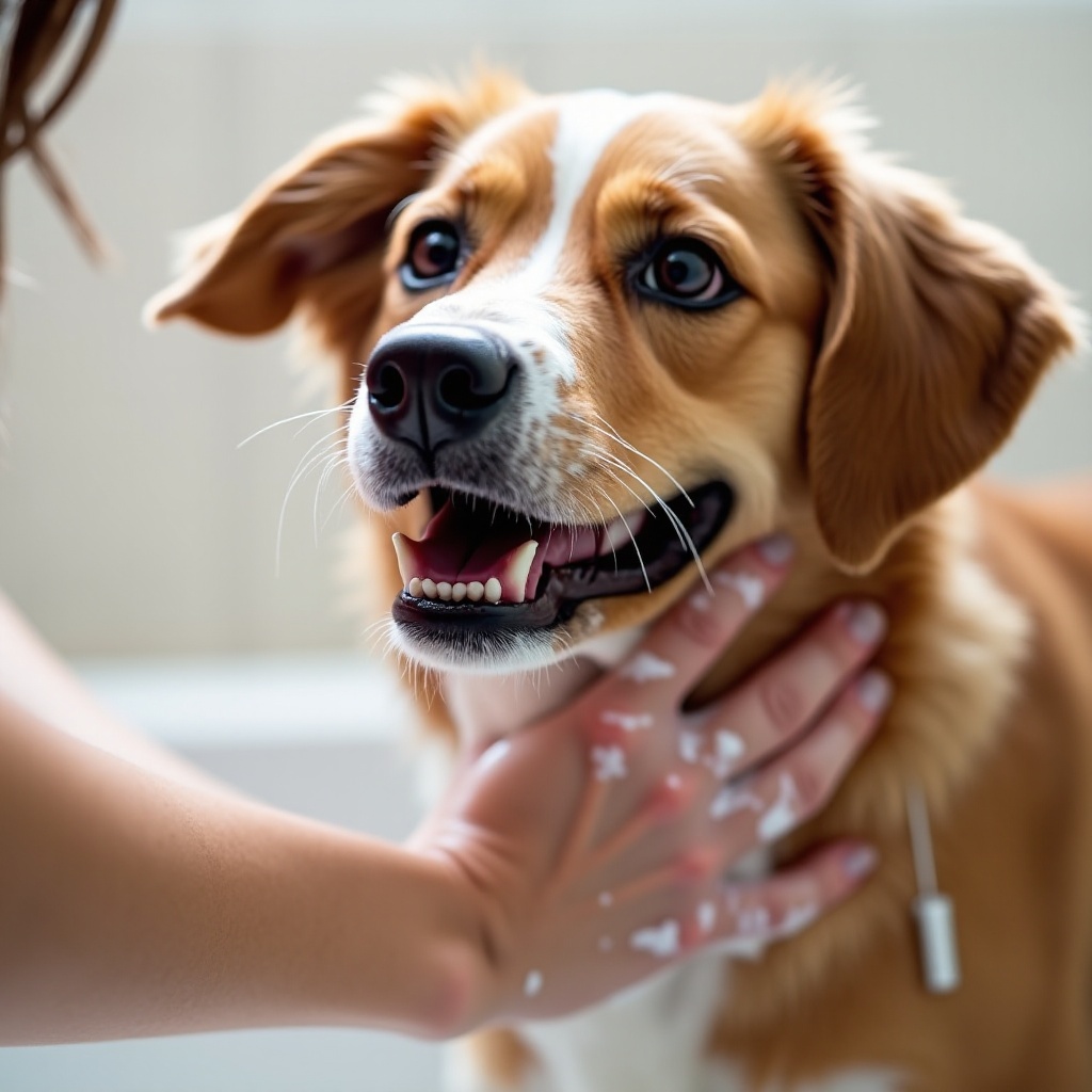 shampooing pour chiens contre les irritations de la peau