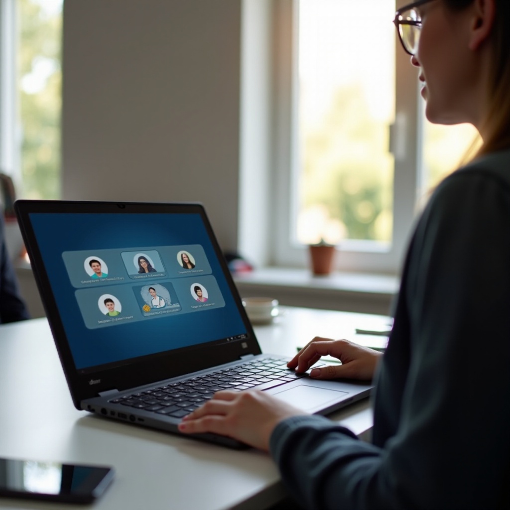 which profile are you using on chromebook