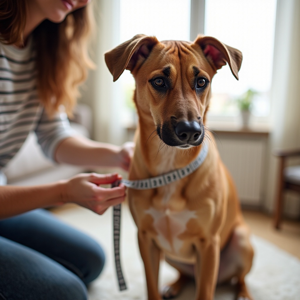 como medir um cachorro para roupas