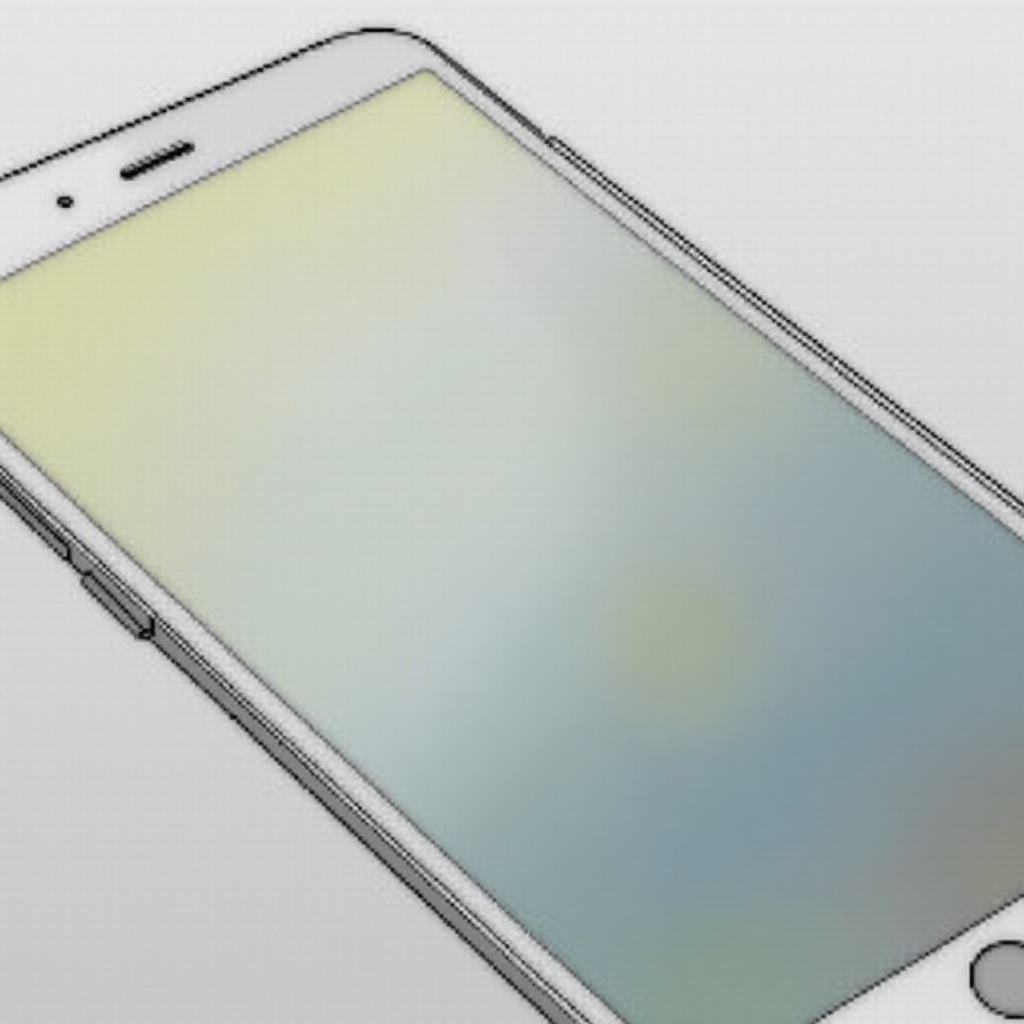 väriään muuttanut iphone-näyttö