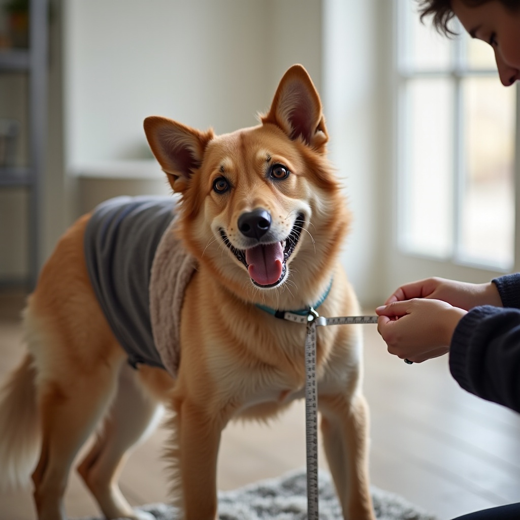 how to measure dog for clothes