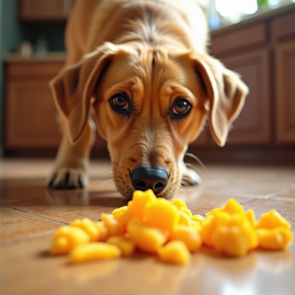 les chiens peuvent-ils avoir de la mangue lyophilisée