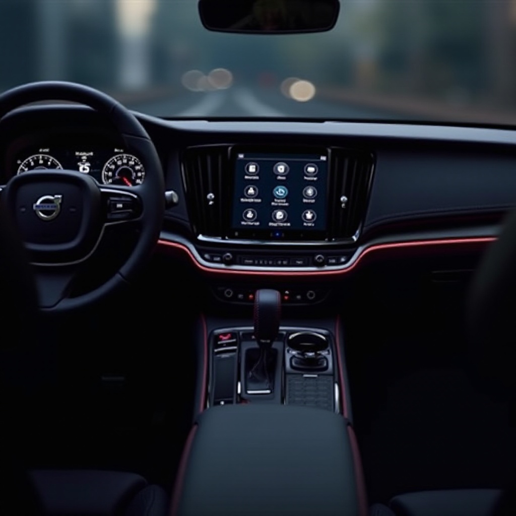 atualização do sistema de infotainment Volvo