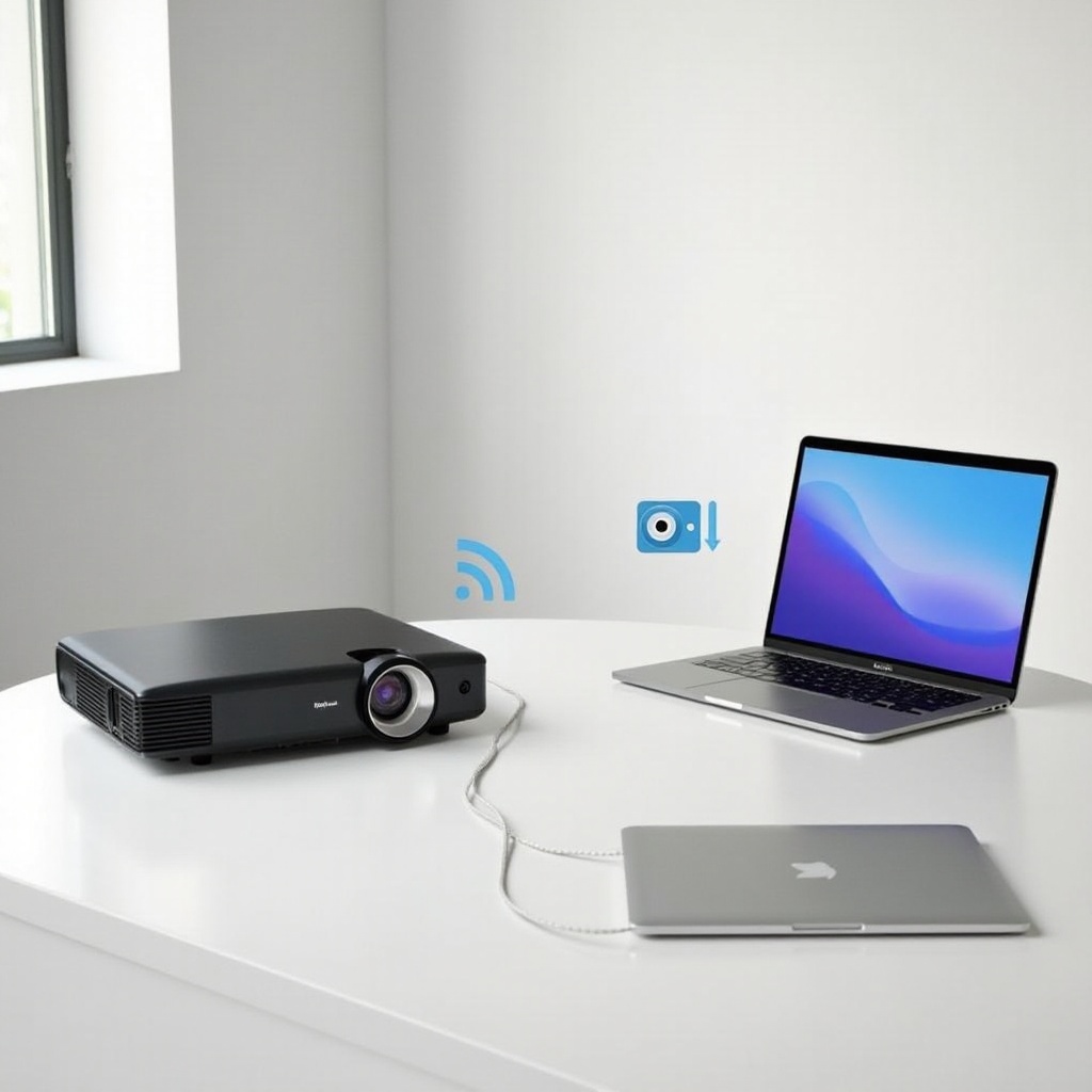 conectar o macbook ao projetor nebula sem hdmi