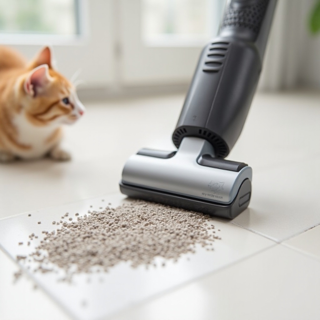 melhor aspirador de mão para areia de gato