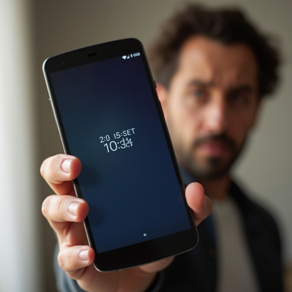 android horário errado
