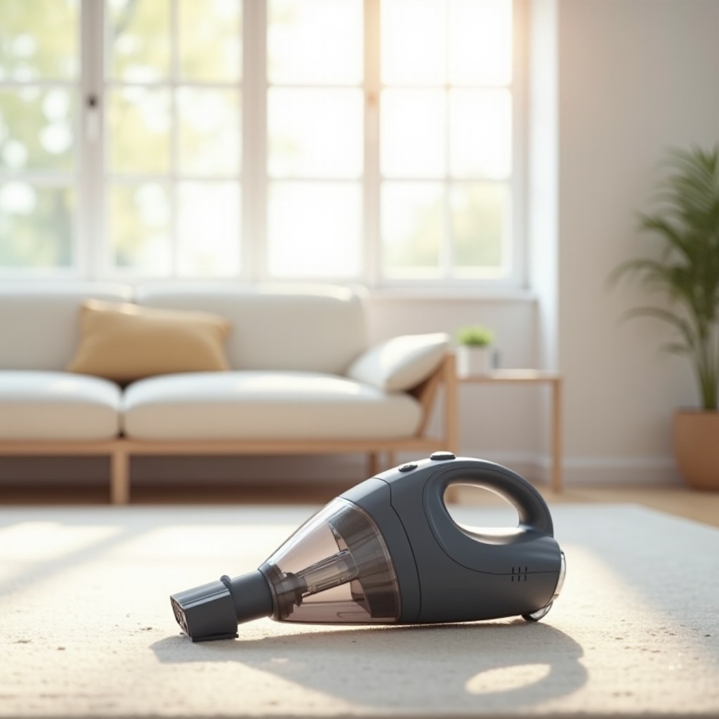 leiser tragbarer Staubsauger