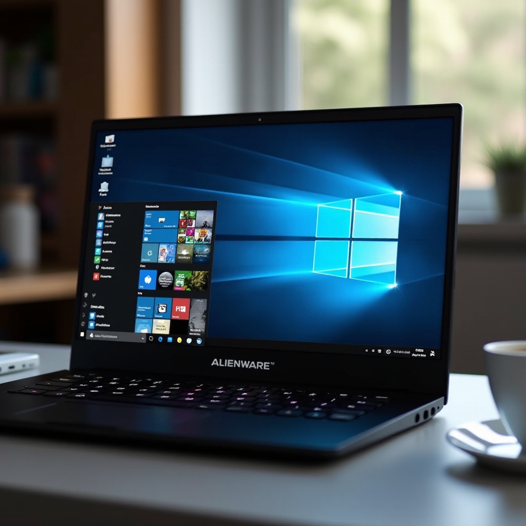 l'interface utilisateur de l'ordinateur portable Alienware sous Windows 11 est très lente