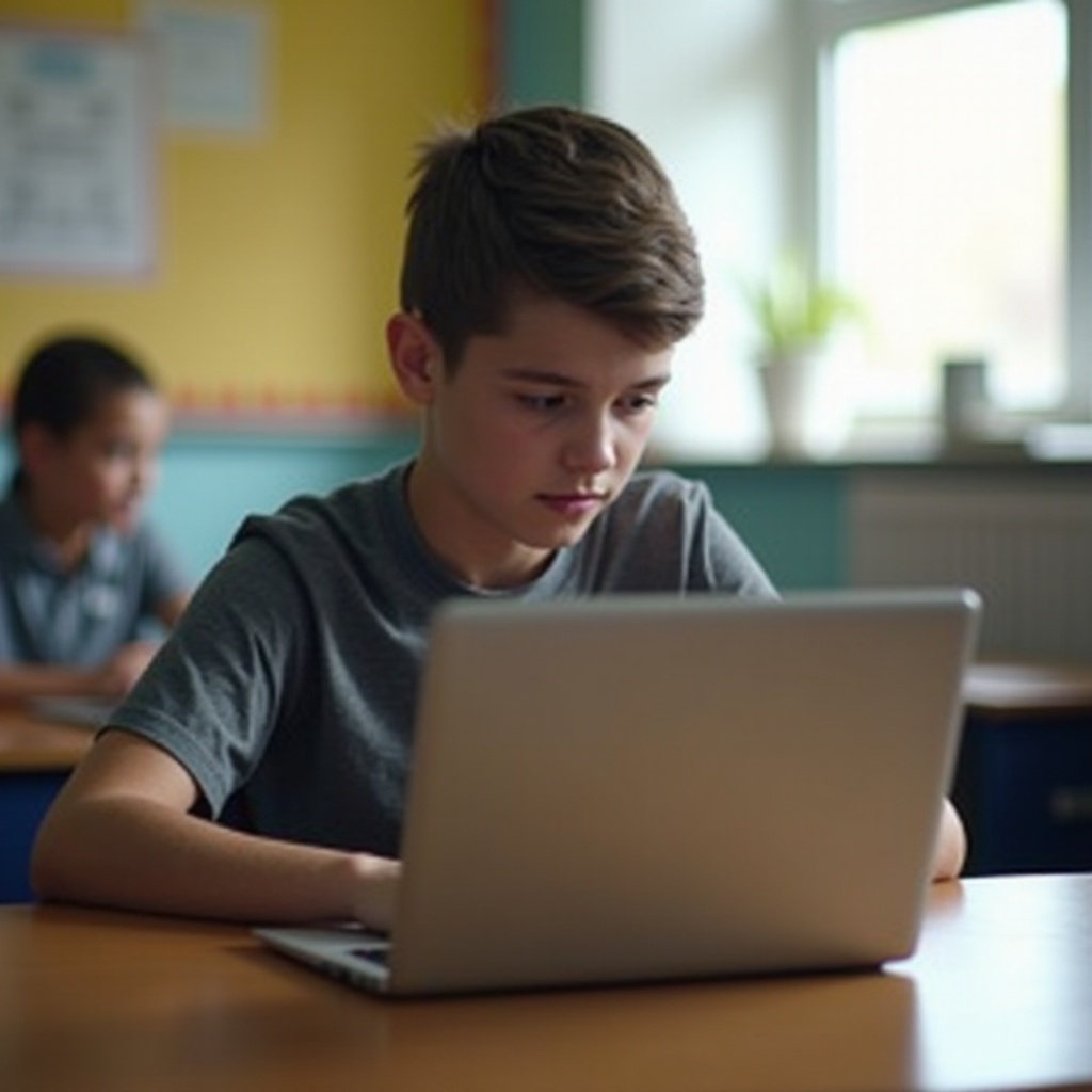 como desbloquear seu Chromebook escolar