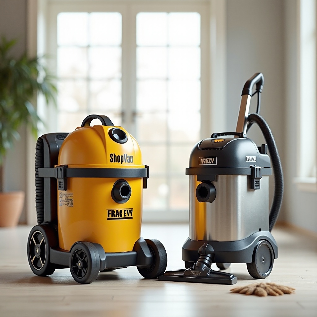 werkplaatszuiger vs stofzuiger