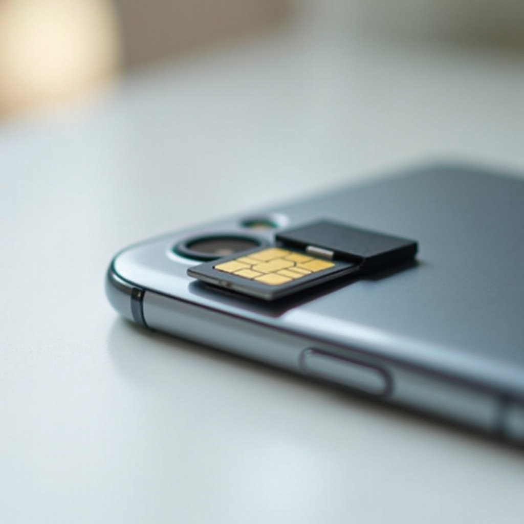 onde está o cartão SIM no telefone Android