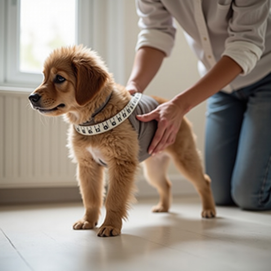 como medir um cachorro para roupas