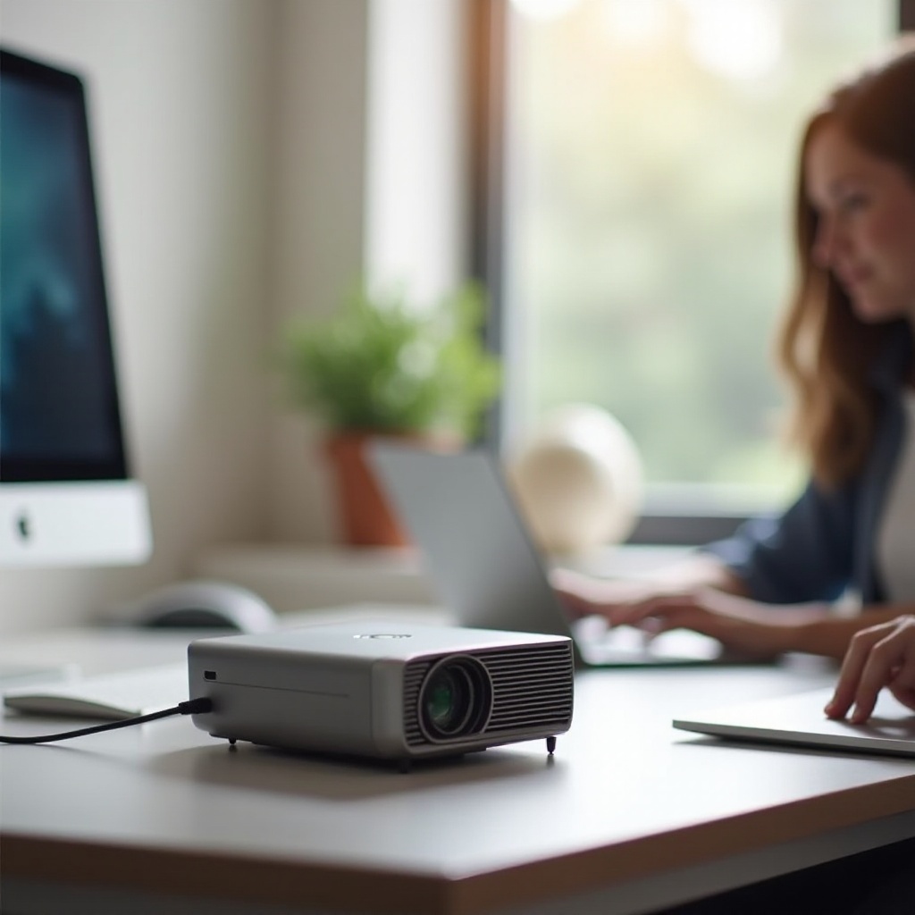 yhdistä macbook nebula-projektoriin ilman hdmi:tä