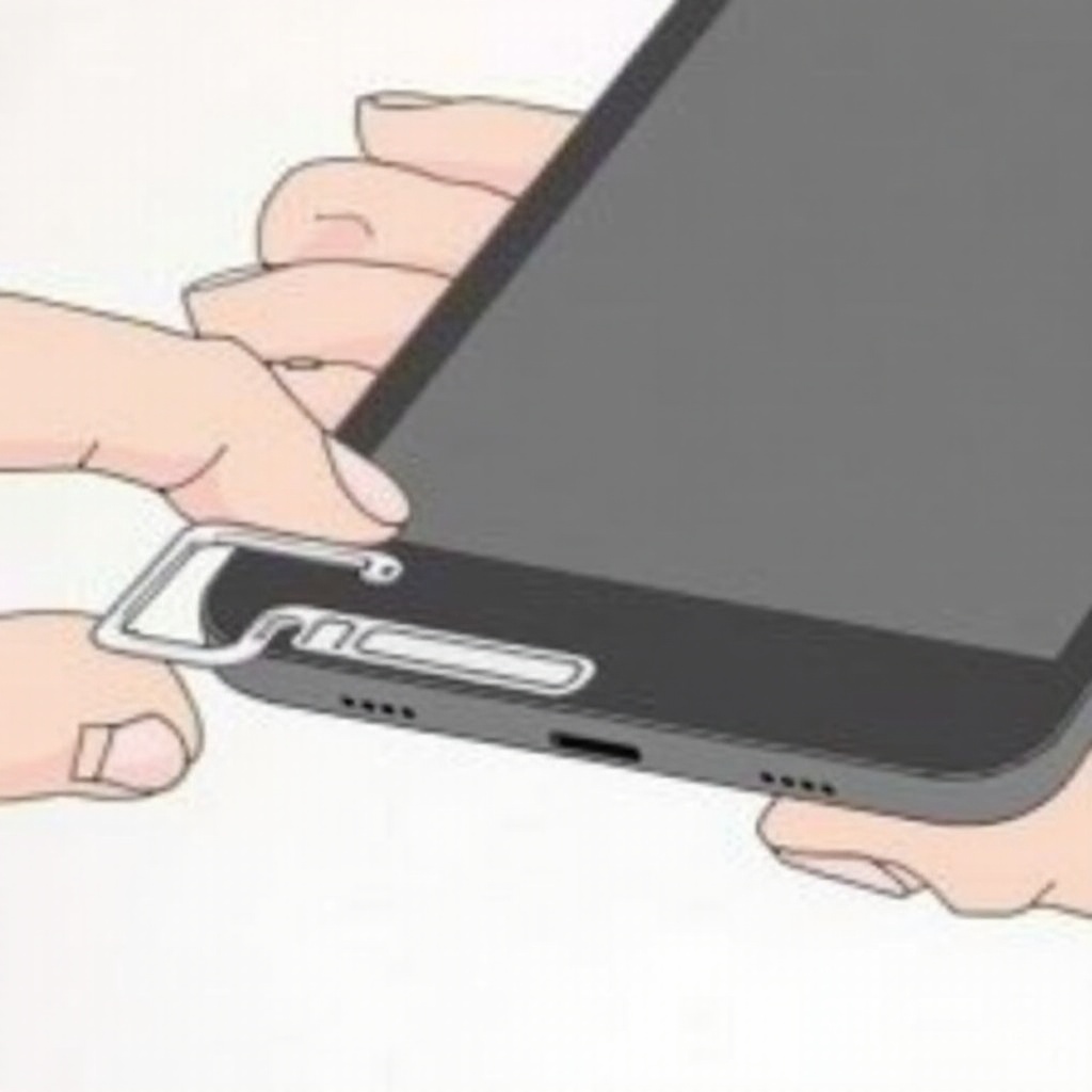 dónde está la tarjeta SIM en un teléfono Android