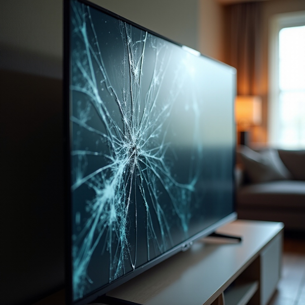danni allo schermo della TV