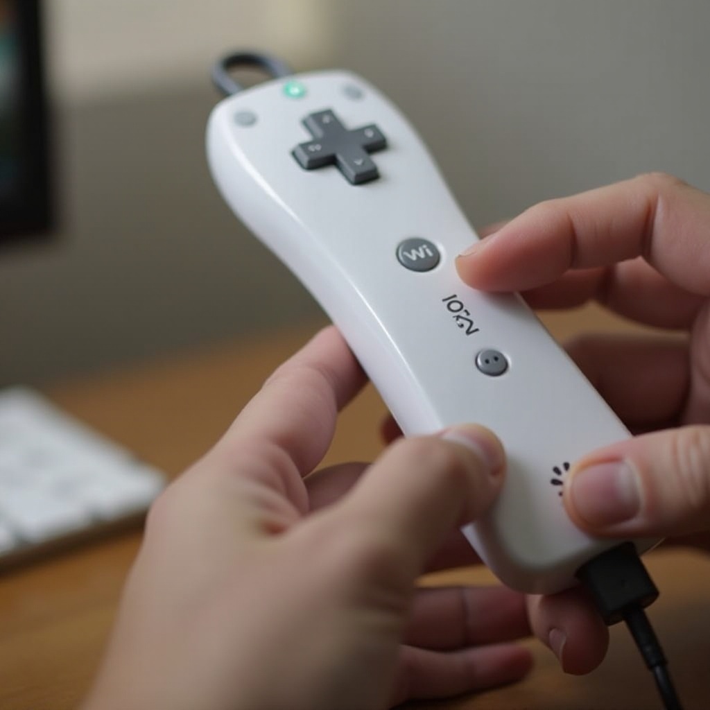 nunchuk wii não está funcionando