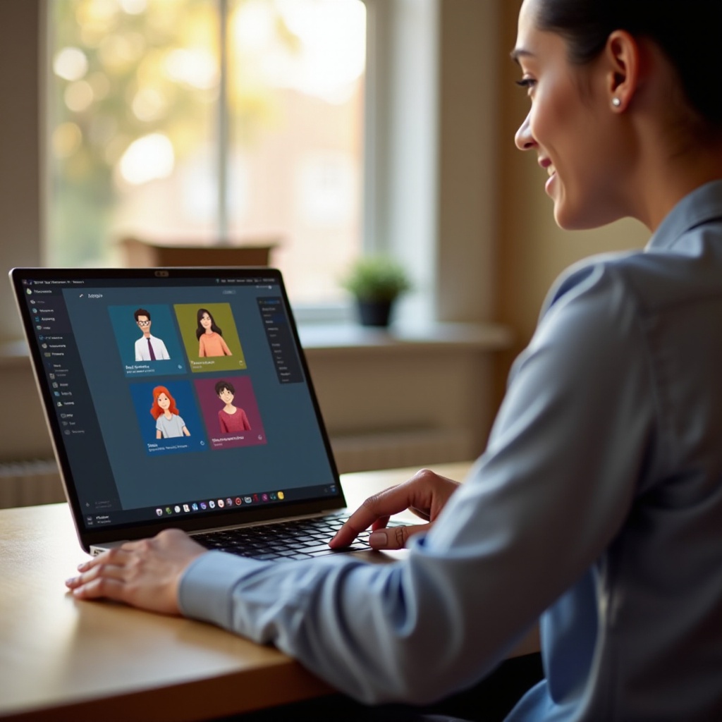 qual perfil você está usando no Chromebook