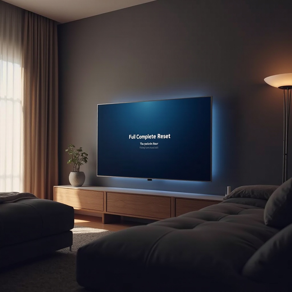 code de réinitialisation matérielle de la télé LG